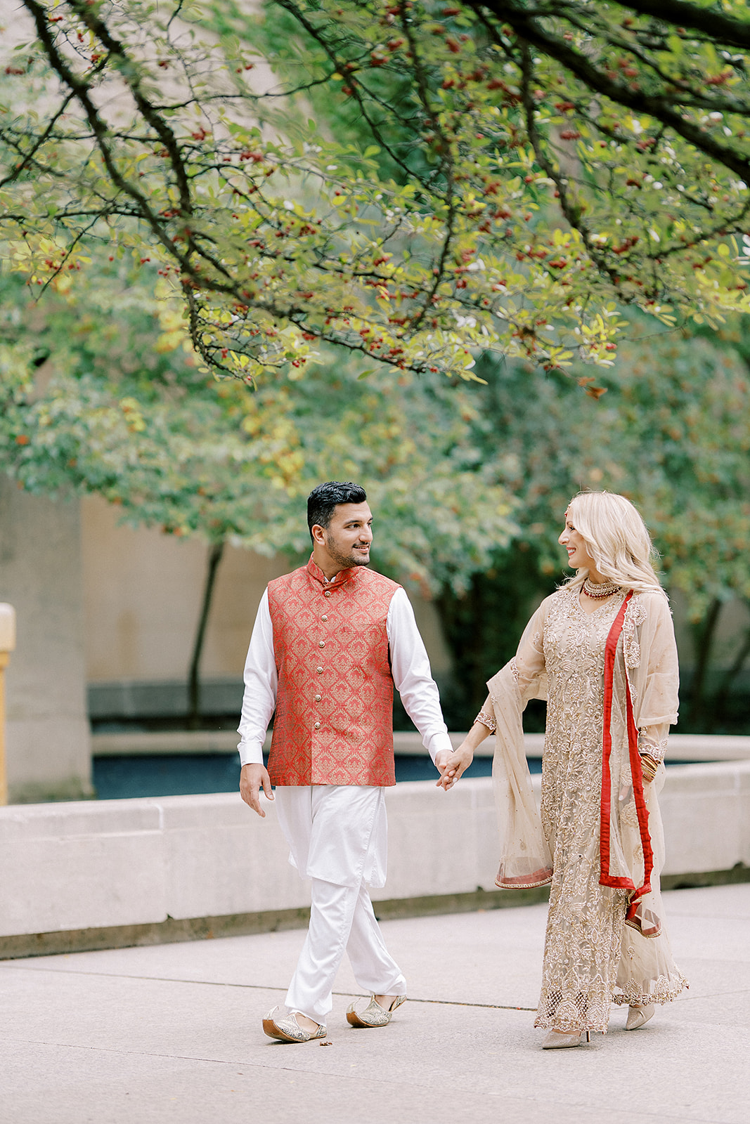 The Art Institute Downtown Chicago Pakistani Engagement Session | Chernogorov Photography Destination Wedding Photographers