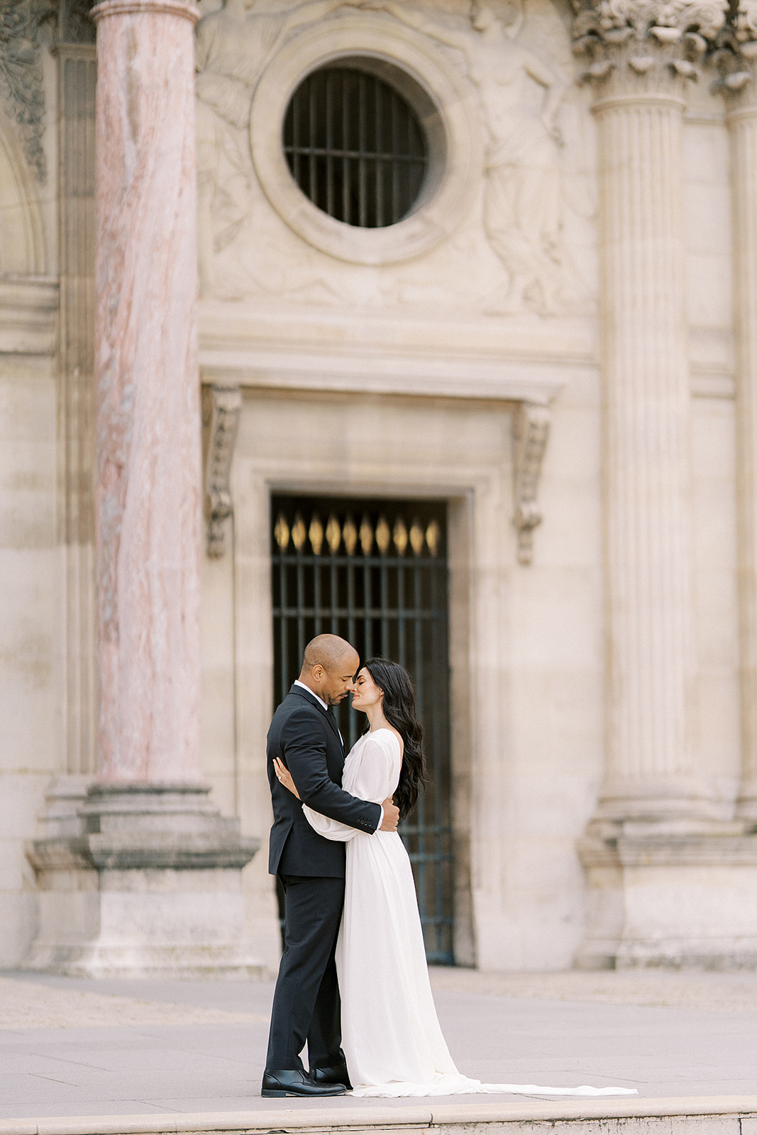 The best Louvre Museum Paris Engagement photos | Chernogorov Photography Destination Wedding Photographers