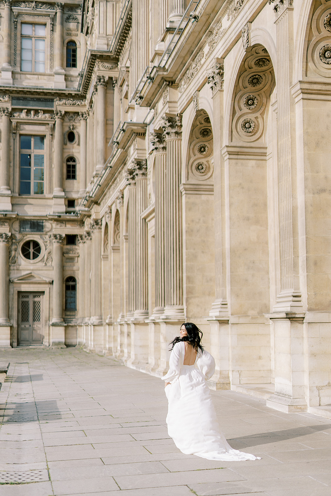 The best Louvre Museum Paris Engagement session | Chernogorov Photography Destination Wedding Photographers