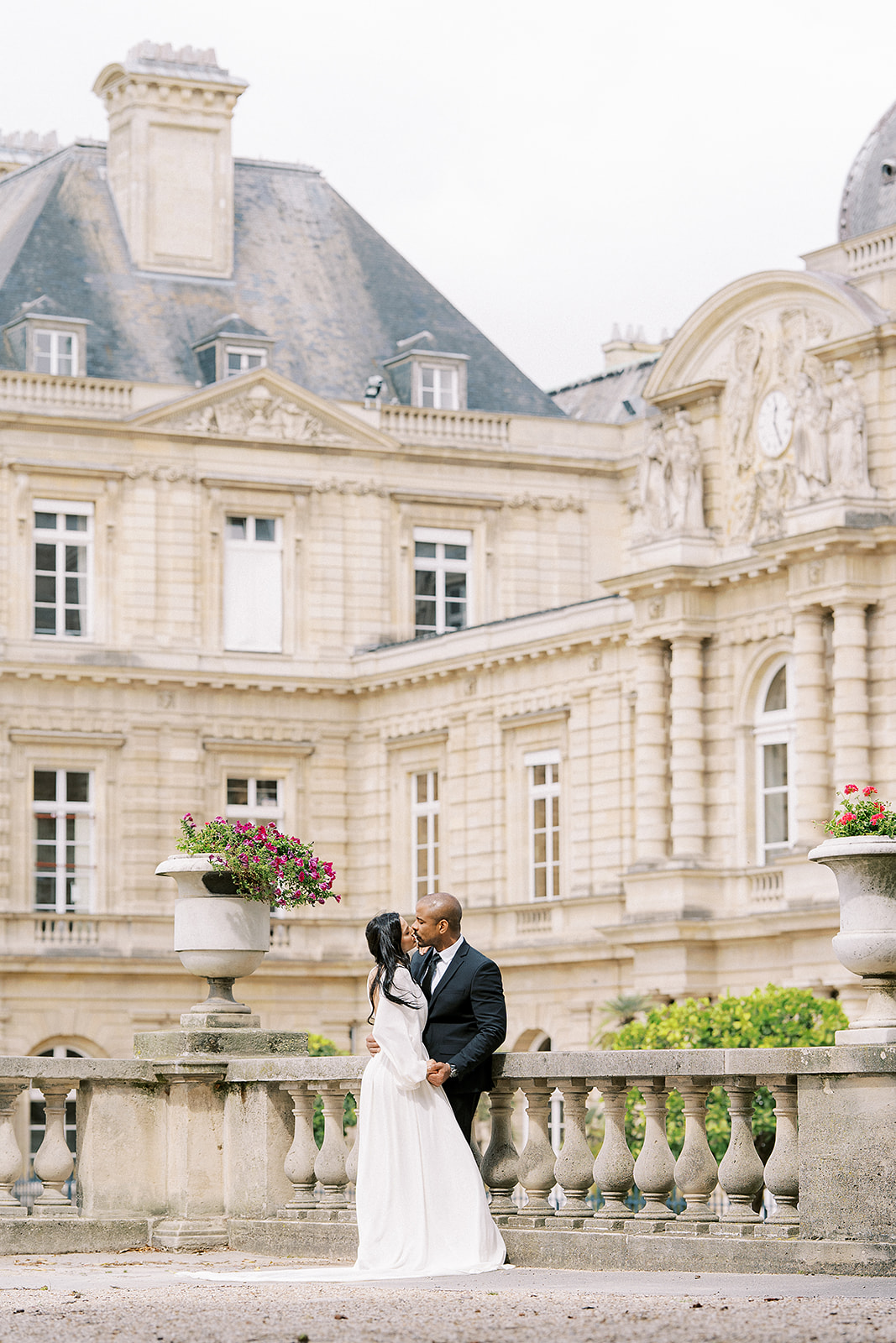 Luxembourg park Paris Engagement Session | Chernogorov Photography Destination Wedding Photographers